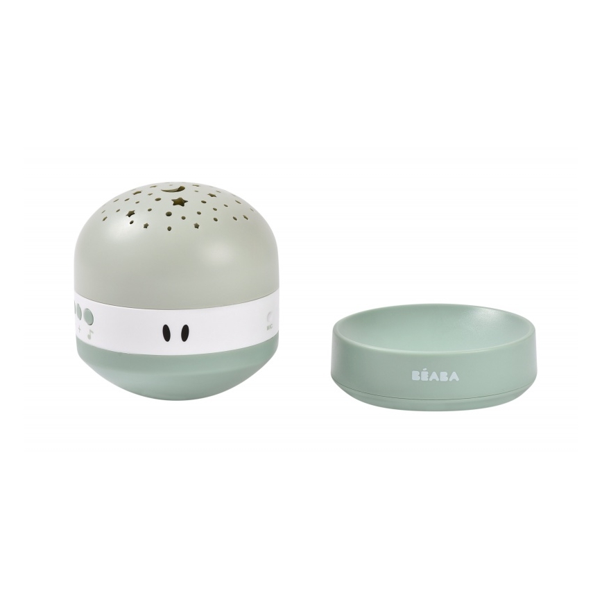 Beaba - PIXIE meloodiaga projektor USB/5V 1300 mAh roheline