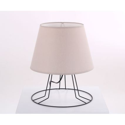 Beež asendusvarjuk laualambile (E27), läbimõõt 20 cm