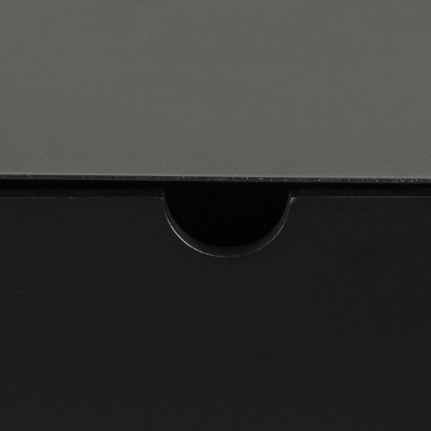 BEKIM seinale paigaldatav öökapp, must