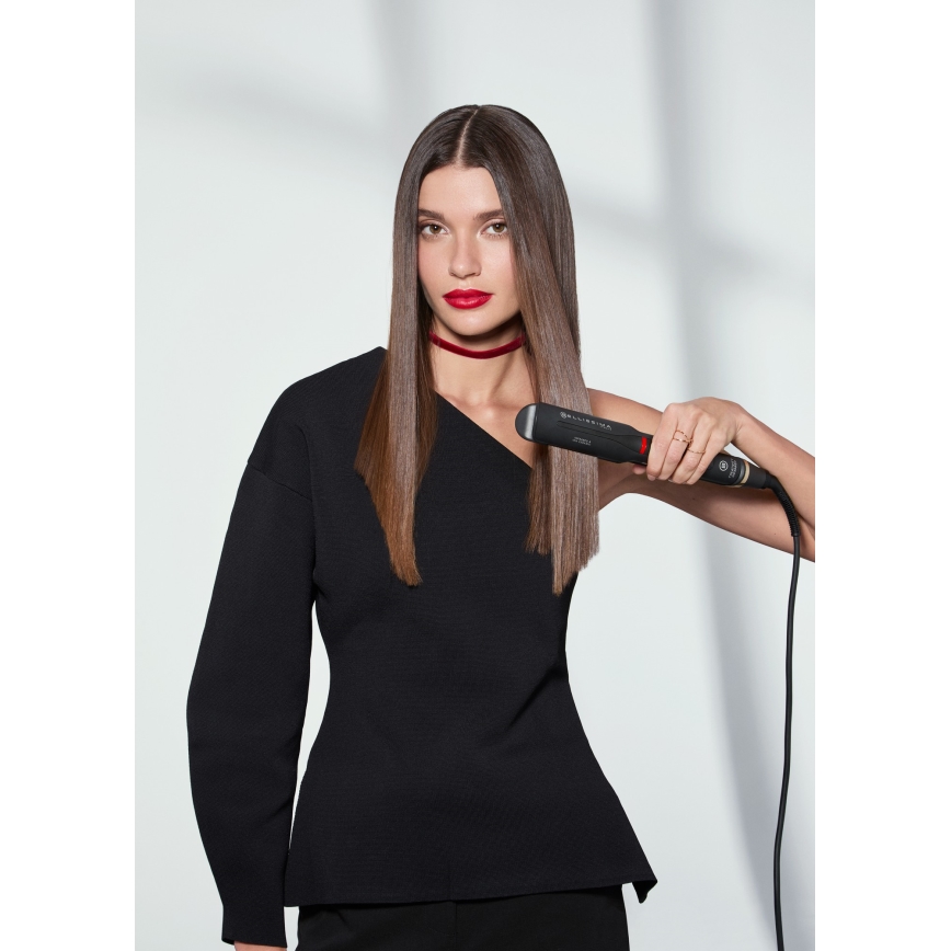 Bellissima 11948 - Juuksesirgendaja LCD-ekraaniga, infrapuna-tehnoloogiaga, 60W/230V, must
