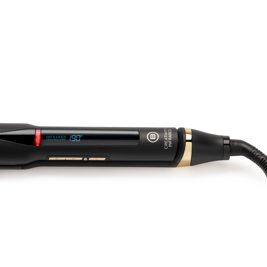 Bellissima 11948 - Juuksesirgendaja LCD-ekraaniga, infrapuna-tehnoloogiaga, 60W/230V, must