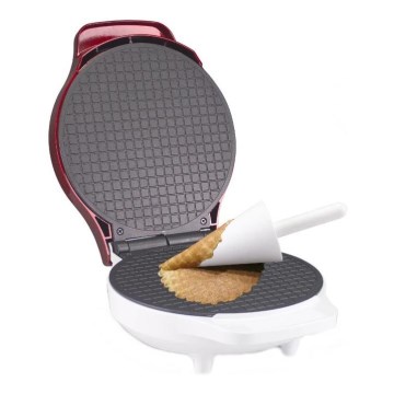 Beper - 2-ühes vahvlimasin 1000W/230V punane