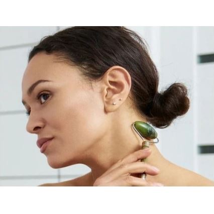 Beper - nefriidist massaažirull ja Gua Sha kivi