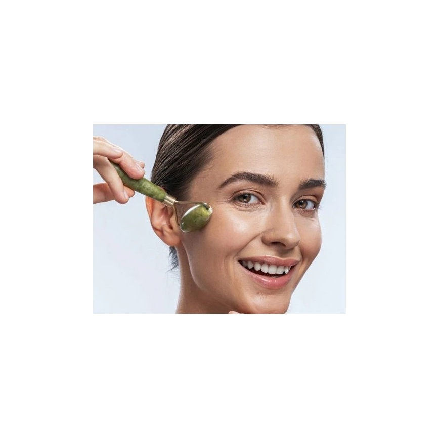 Beper - nefriidist massaažirull ja Gua Sha kivi