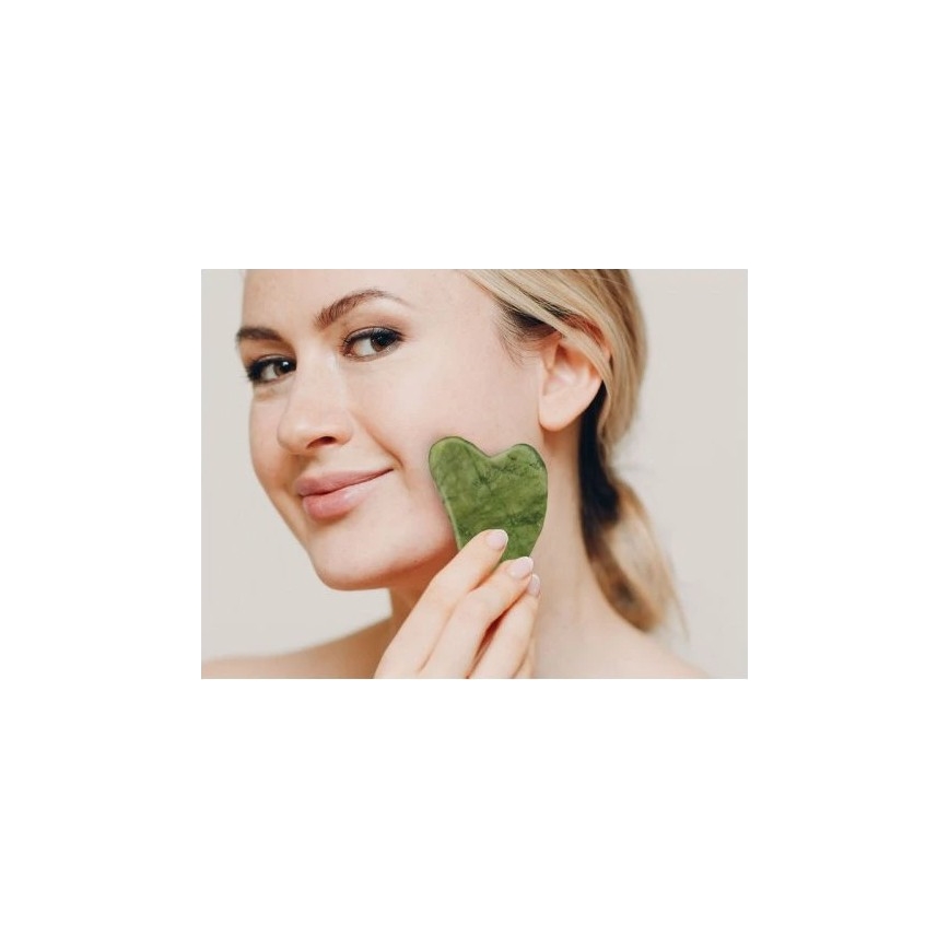 Beper - nefriidist massaažirull ja Gua Sha kivi