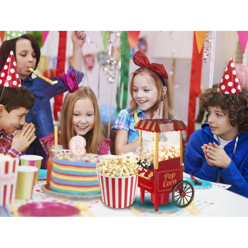 Beper - punane popkornimasin 1200W/230V