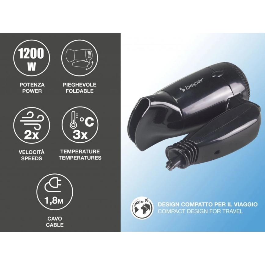 Beper - Reisiföön 1200W/230V