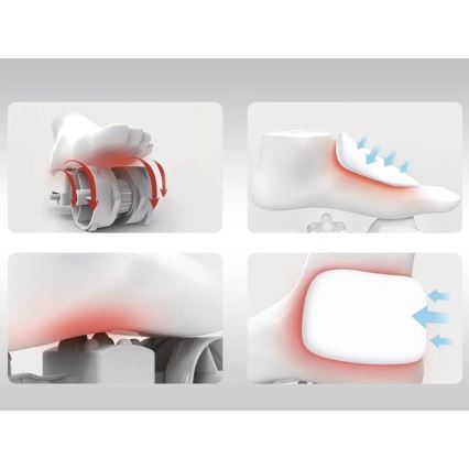 Beper - SHIATSU jalamasaažiseade 36W/230V + kaugjuhtimispult