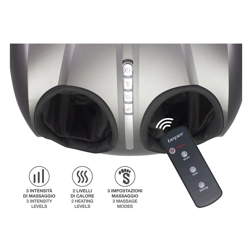 Beper - SHIATSU jalamasaažiseade 36W/230V + kaugjuhtimispult