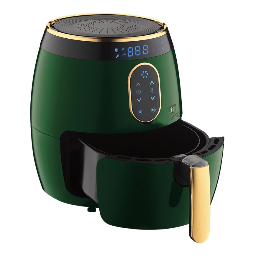 BerlingerHaus - Kuumaõhu fritüür 3,2 l 1350W/230V/30min roheline/kuldne