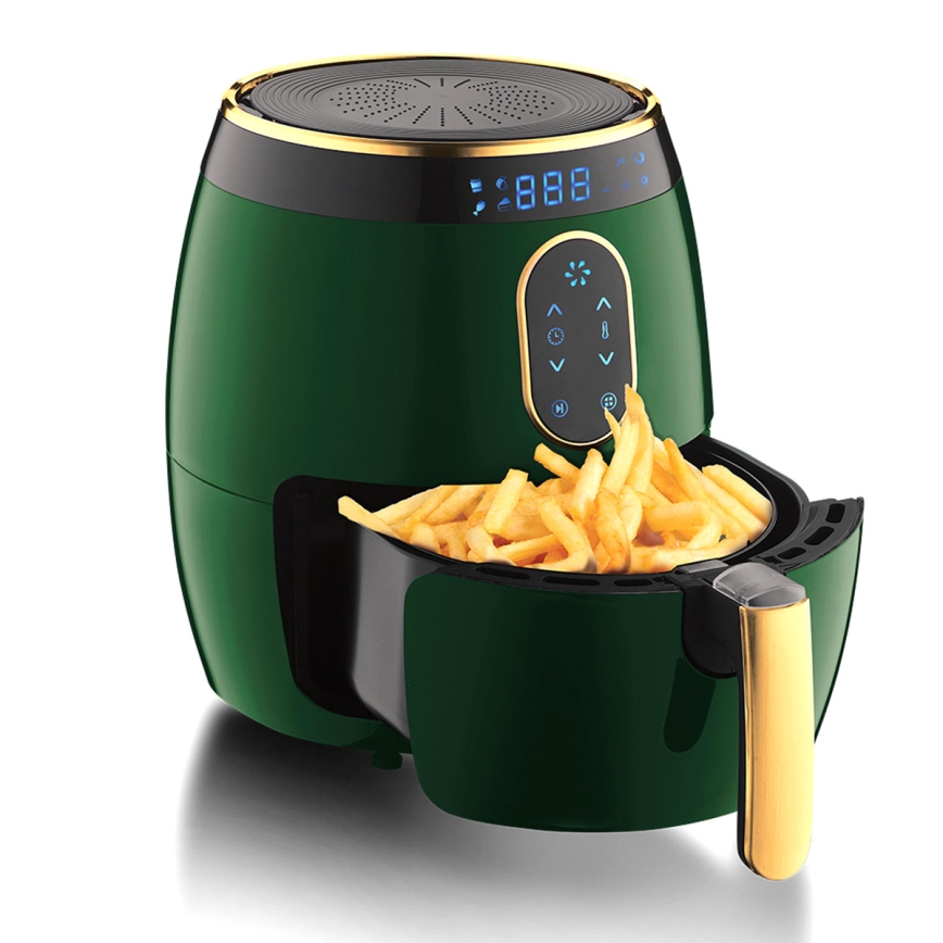 BerlingerHaus - Kuumaõhu fritüür 3,2 l 1350W/230V/30min roheline/kuldne