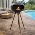 BIO kamin TOKIO 45x100 cm 2kW must