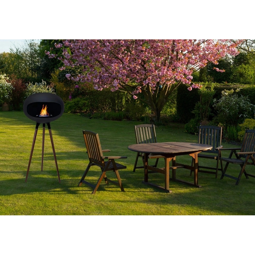 BIO kamin TOKIO 45x100 cm 2kW must