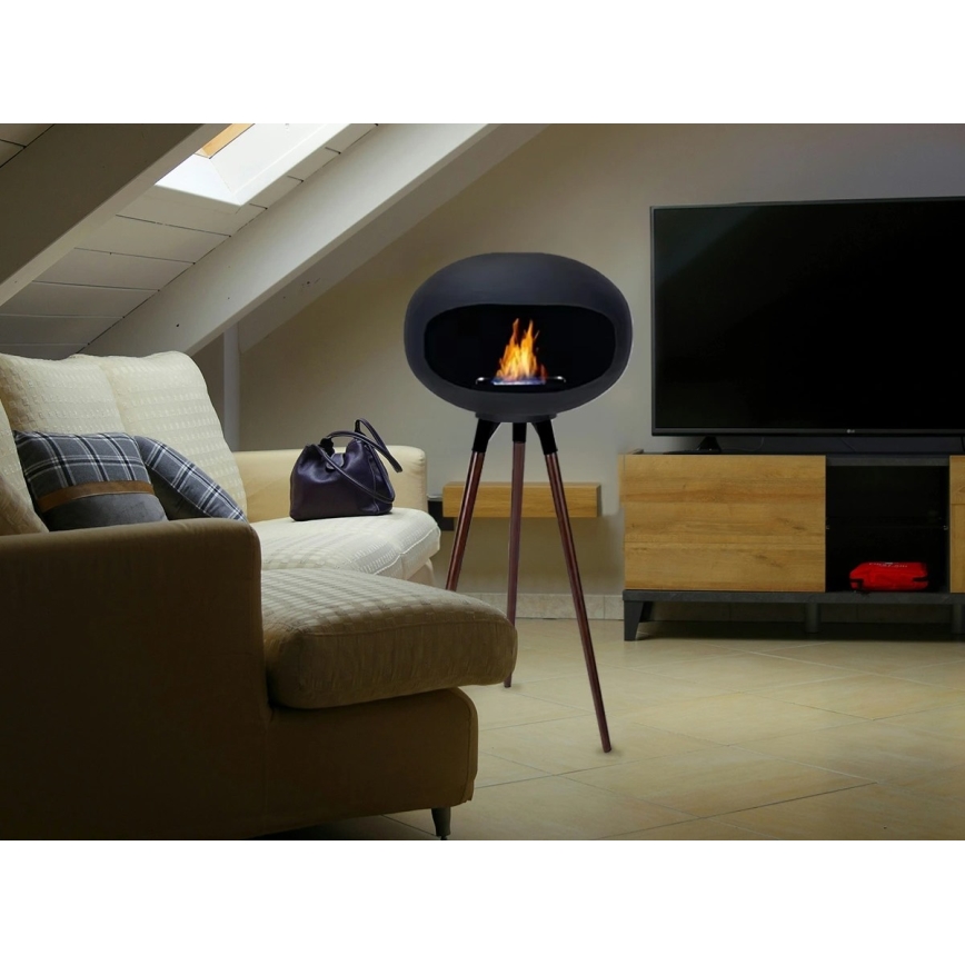 BIO kamin TOKIO 45x100 cm 2kW must