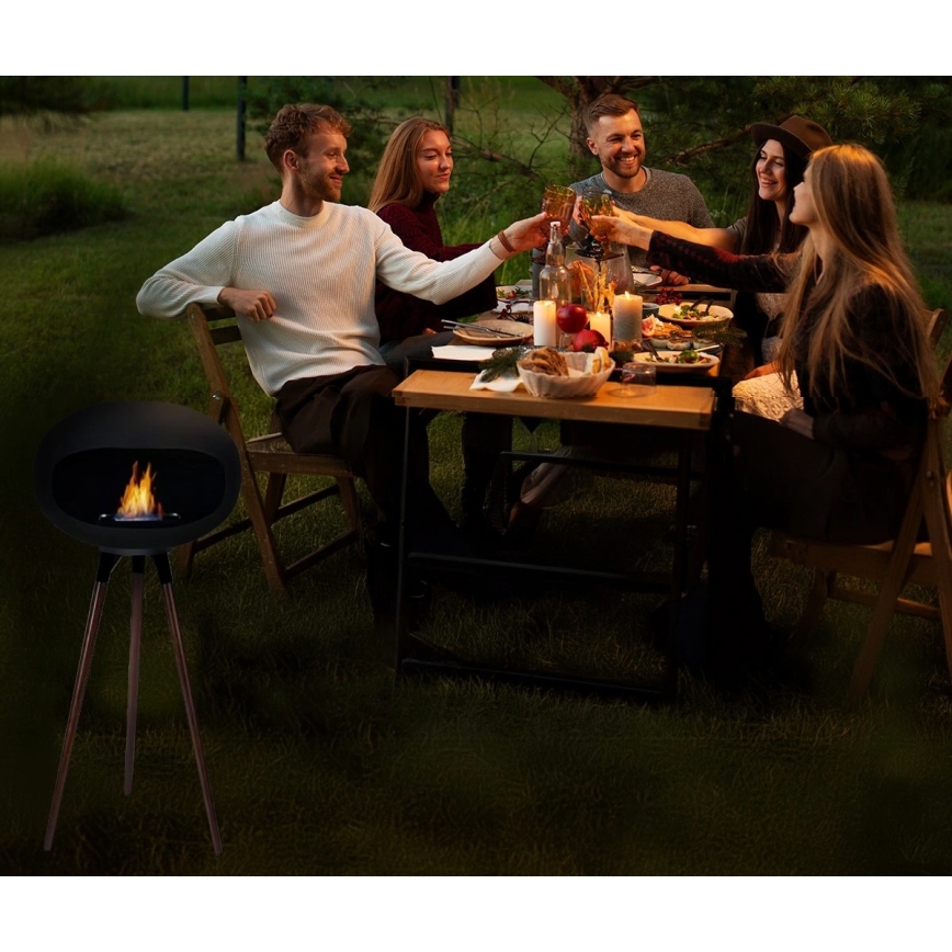 BIO kamin TOKIO 45x100 cm 2kW must
