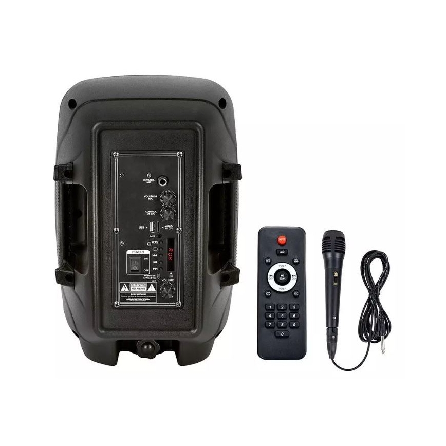 Bluetooth kaasaskantav kõlar mikrofoniga 35W/3,7V LED RGB + Pult