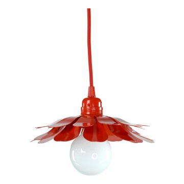 Bohemia-Design - kaabliga ripplühter 1xE27/60W/230V, punane