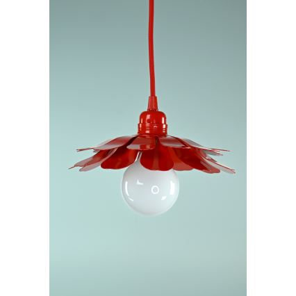 Bohemia-Design - kaabliga ripplühter 1xE27/60W/230V, punane
