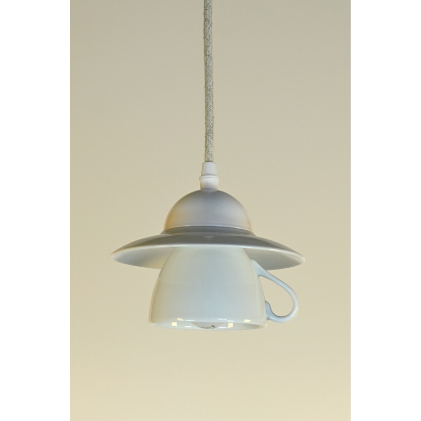 Bohemia-Design - Portselanist lühter kaabliga 1xE27/60W/230V