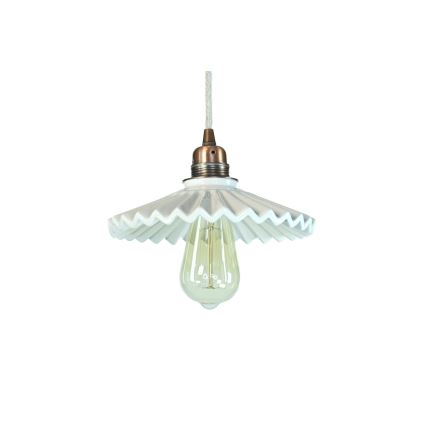 Bohemia-Design - Portselanist rippvalgusti kaablil 1xE27/60W/230V
