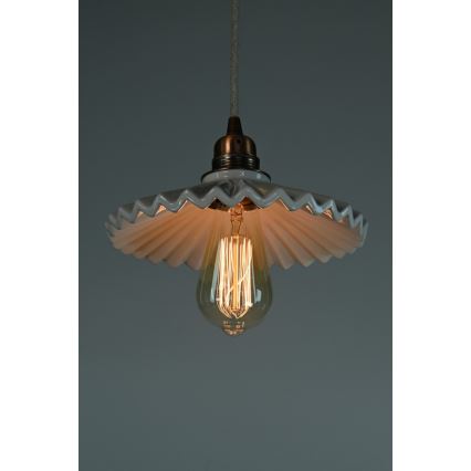 Bohemia-Design - Portselanist rippvalgusti kaablil 1xE27/60W/230V