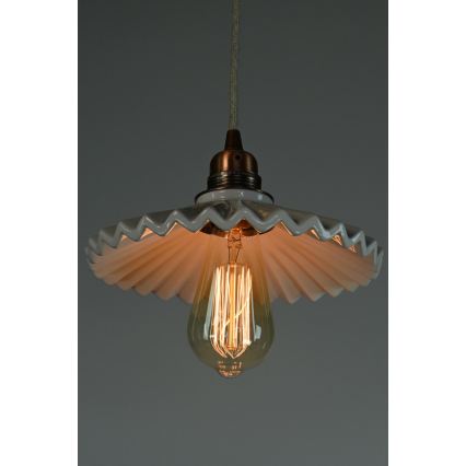 Bohemia-Design - Portselanist rippvalgusti kaablil 1xE27/60W/230V