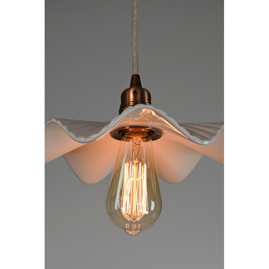 Bohemia-Design - Portselanripats kaabliga 1xE27/60W/230V