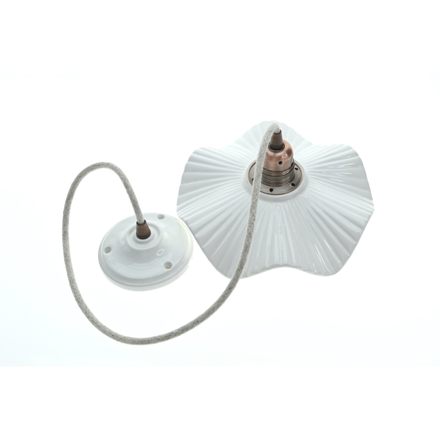 Bohemia-Design - Portselanripats kaabliga 1xE27/60W/230V