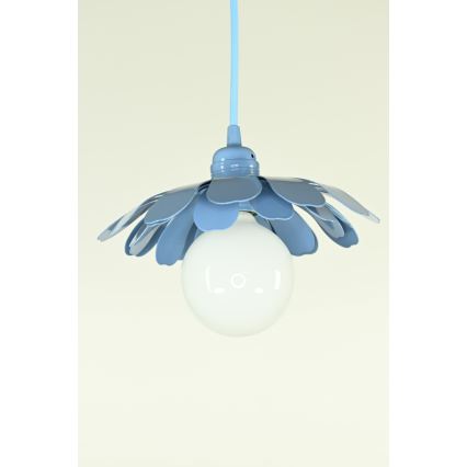 Bohemia-Design - Ripatsvalgusti kaabliga 1xE27/60W/230V sinine