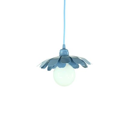 Bohemia-Design - Ripatsvalgusti kaabliga 1xE27/60W/230V sinine