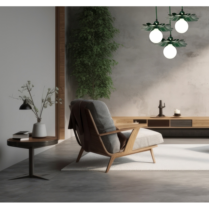 Bohemia-Design - Ripplamp juhtmega 1xE27/60W/230V roheline