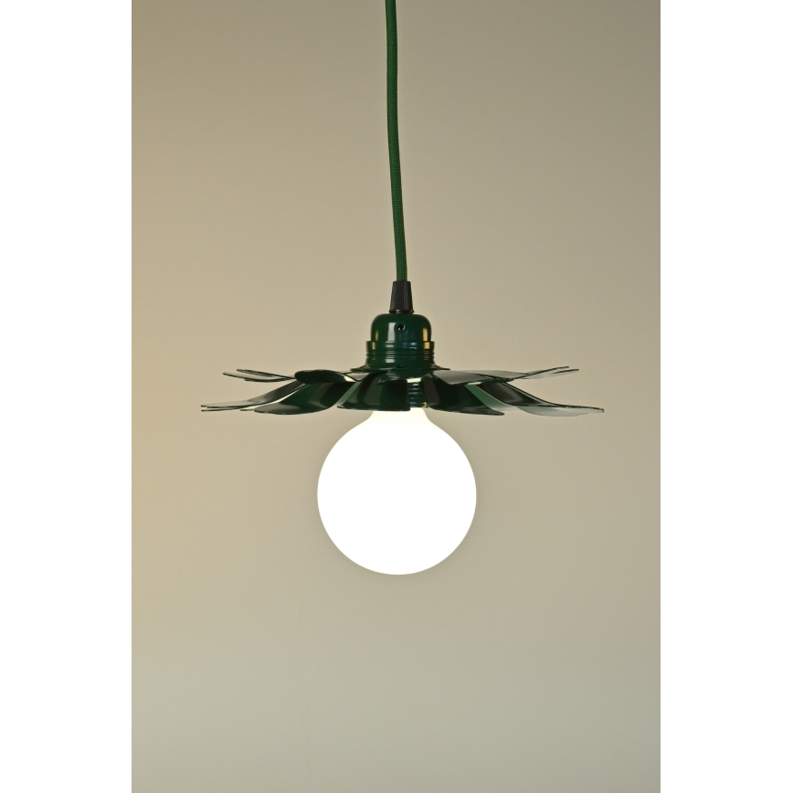 Bohemia-Design - Ripplamp juhtmega 1xE27/60W/230V roheline