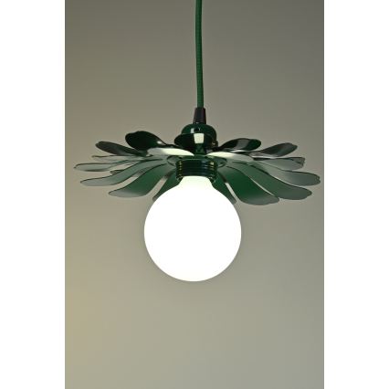 Bohemia-Design - Ripplamp juhtmega 1xE27/60W/230V roheline
