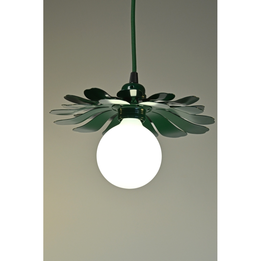 Bohemia-Design - Ripplamp juhtmega 1xE27/60W/230V roheline