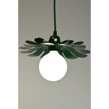 Bohemia-Design - Ripplamp juhtmega 1xE27/60W/230V roheline