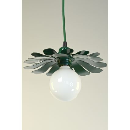 Bohemia-Design - Ripplamp juhtmega 1xE27/60W/230V roheline