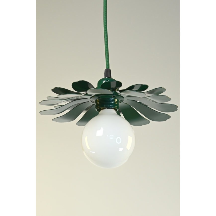 Bohemia-Design - Ripplamp juhtmega 1xE27/60W/230V roheline