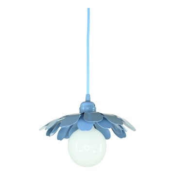 Bohemia-Design - Rippvalgusti kaablil 1xE27/60W/230V sinine