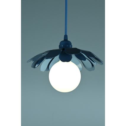 Bohemia-Design - Rippvalgusti kaablil 1xE27/60W/230V sinine