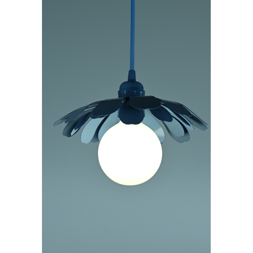 Bohemia-Design - Rippvalgusti kaablil 1xE27/60W/230V sinine