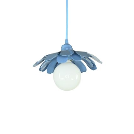 Bohemia-Design - Rippvalgusti kaablil 1xE27/60W/230V sinine