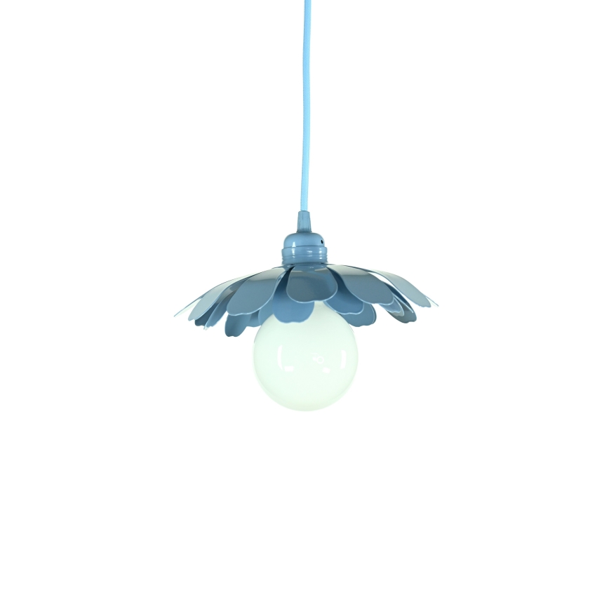 Bohemia-Design - Rippvalgusti kaablil 1xE27/60W/230V sinine
