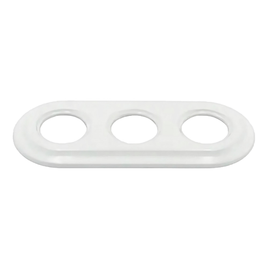 Bohemia-Design - valge portselanist retro pildiraam, kolme avaga