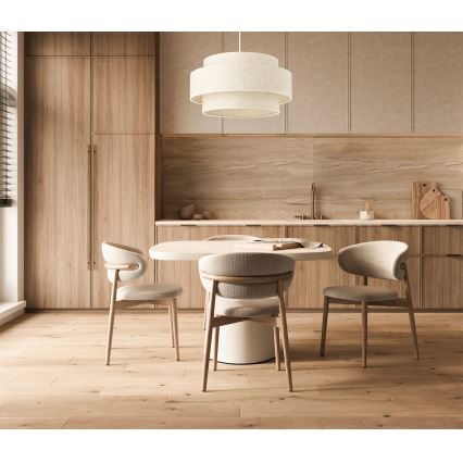 BOHO köisripats, 1×E27/60W/230V, läbimõõt 40 cm, valge