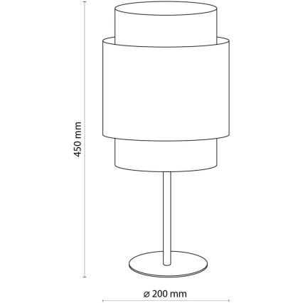 BOHO laualamp 1xE27/15W/230V must/rotang