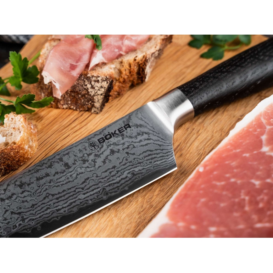 Böker - damaskterasest kokanuga DAMAST 19,8 cm tamm