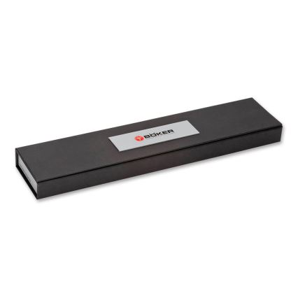 Böker - damaskterasest santoku kööginuga DAMAST OLIVE 17,2 cm oliivipuust
