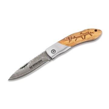 Böker - Damaskuse taskunuga Magnum Caveman 19,4 cm