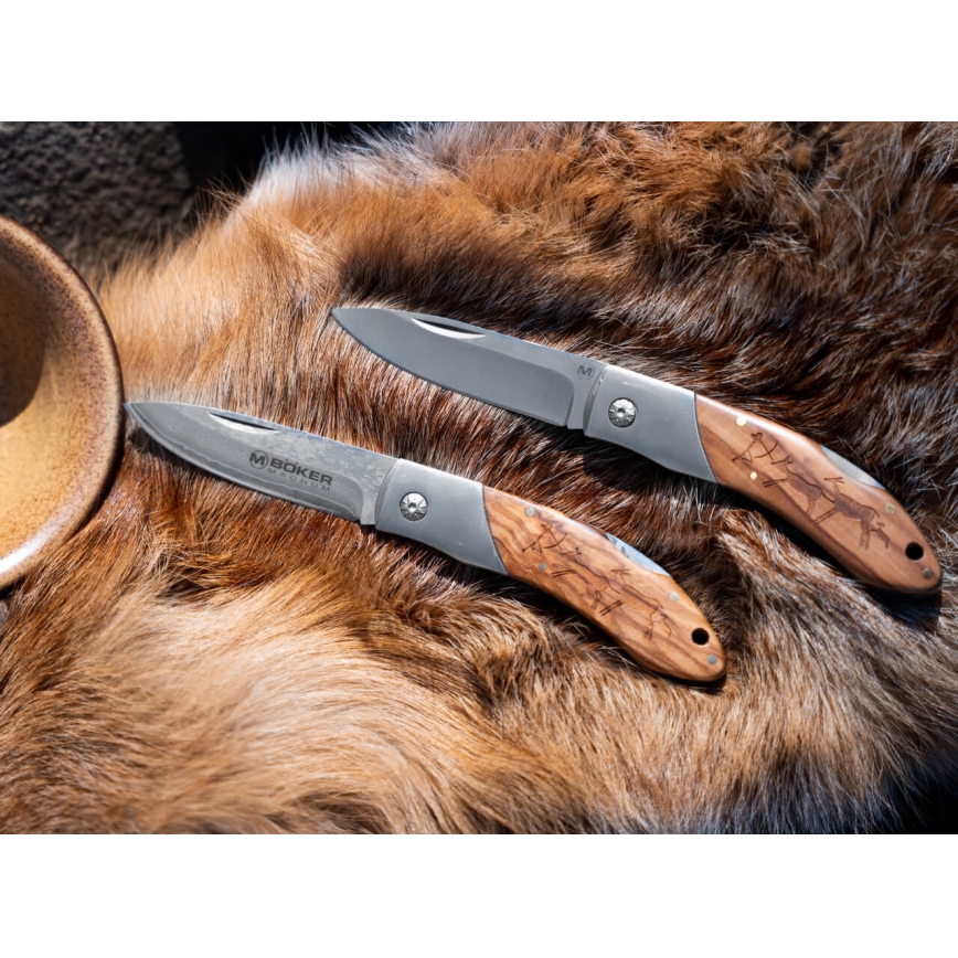 Böker - Damaskuse taskunuga Magnum Caveman 19,4 cm