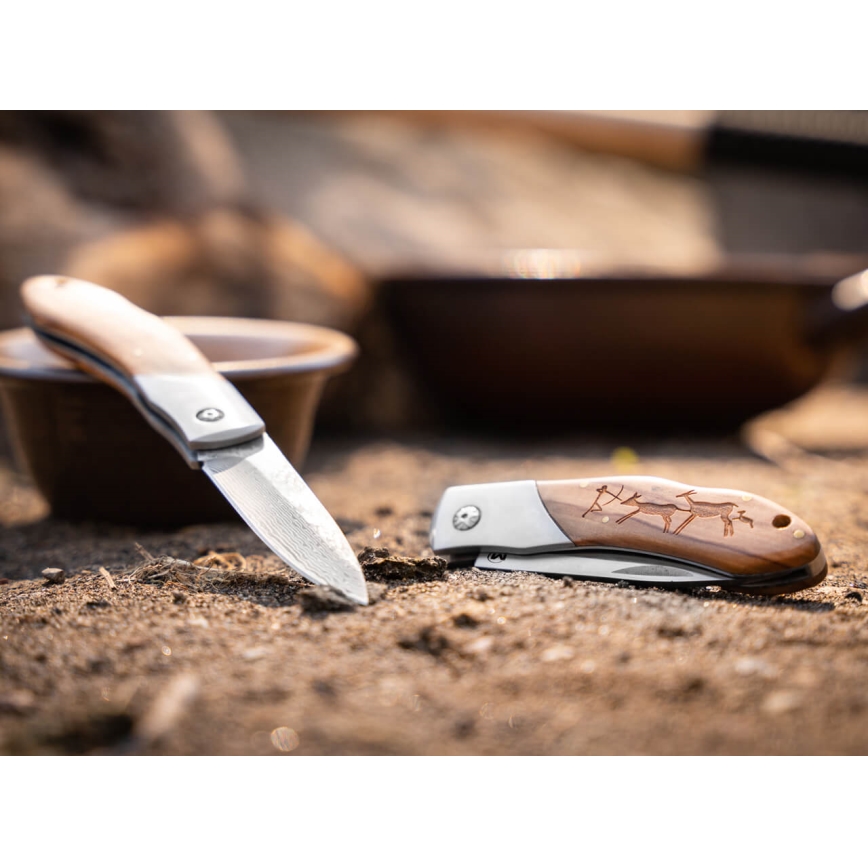 Böker - Damaskuse taskunuga Magnum Caveman 19,4 cm